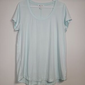 Athleta Light Blue Short Sleeve Tee